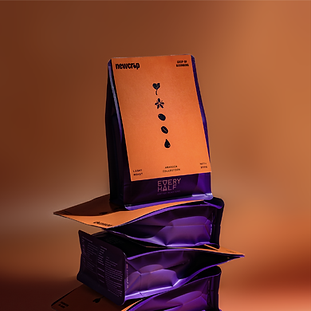 VieBean coffee packaging in the studio